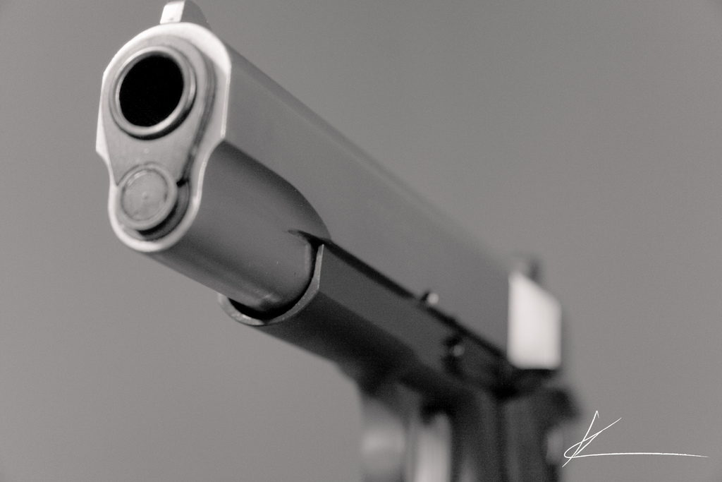 Remington R1 .45 ACPNylon Horizontal Shoulder Holster w/ Double Mag Pouch 