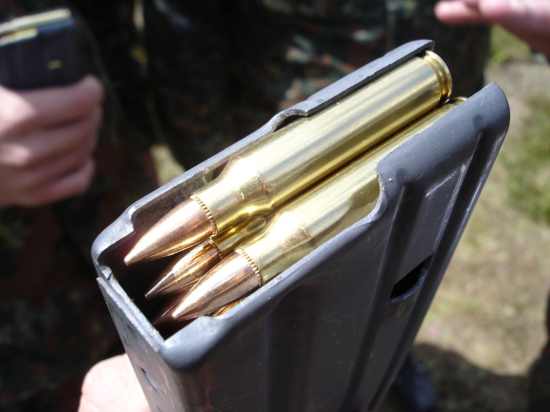 5.56x45 NATO Cartridge filled with bullets