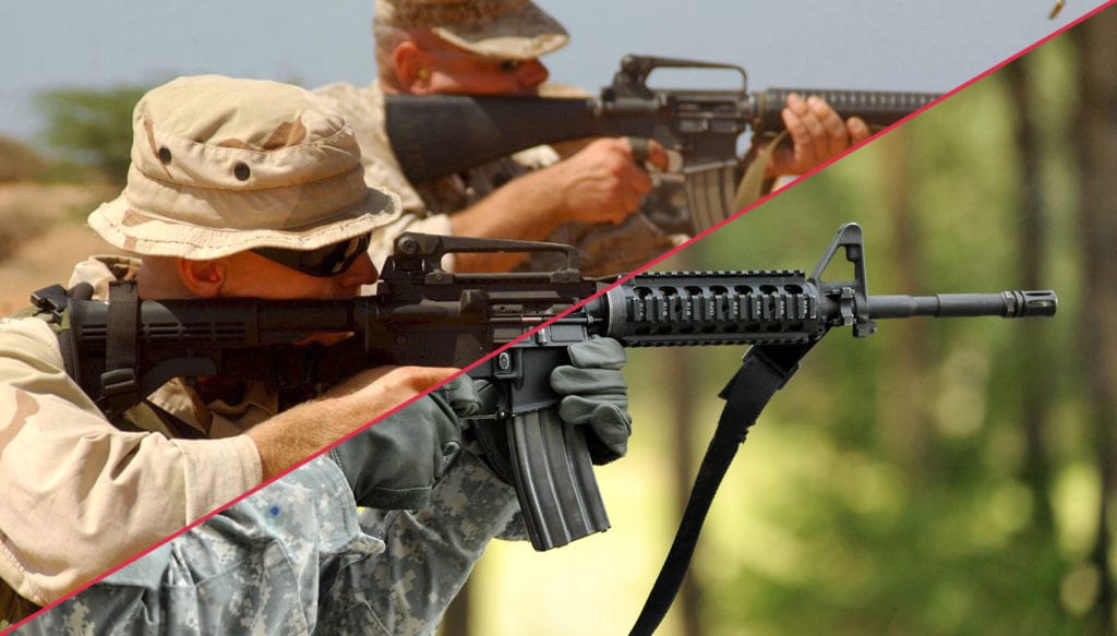 What's the Difference Between an AR15, M4, and M16?