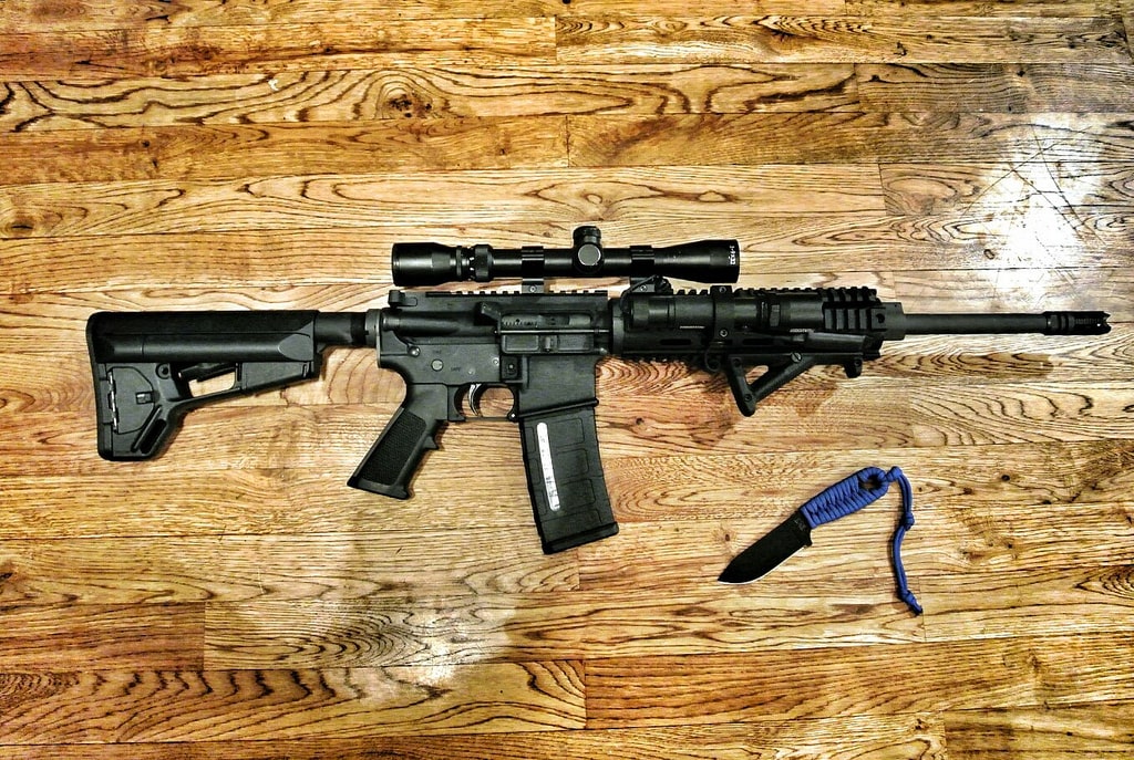 M Lok foregrip