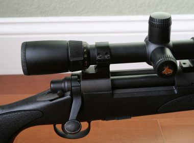 A close up shot of the Remington 700 trigger