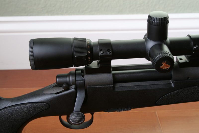 A close up shot of the Remington 700 trigger