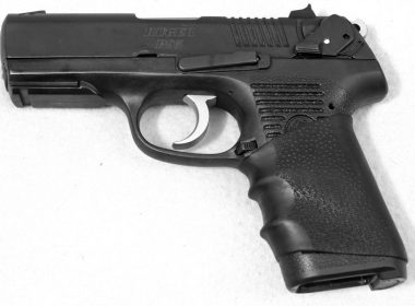 A close up shot of the Ruger P95
