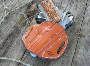 A gun with the Small of Back Holster