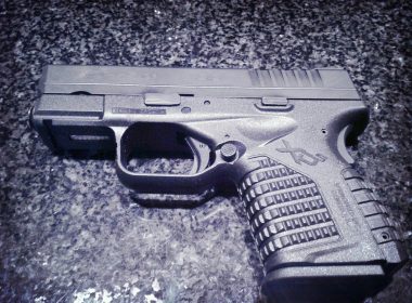 Springfield XDS with a laser