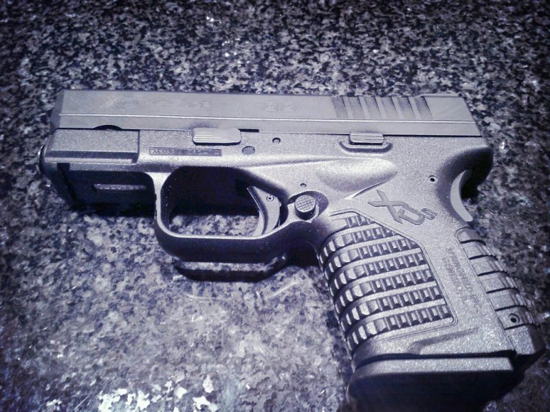 Springfield XDS with a laser