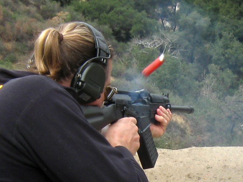 A man shooting with his VEPR 12
