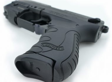 A close up view of the Walther PK380