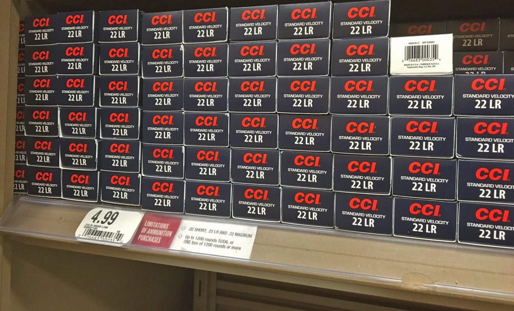 .22 LR ammo in stock