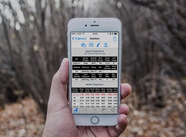 Ballistic Calculator App On Smartphone