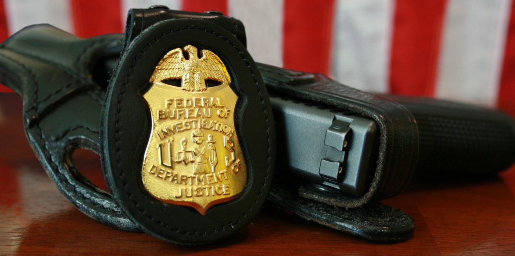 FBI Badge and Gun