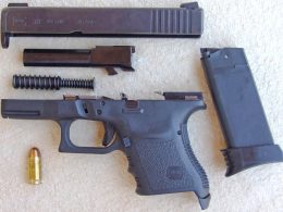 Glock 30 in .45 ACP disassembled