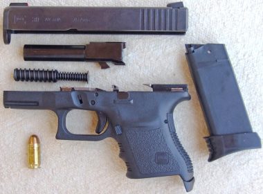Glock 30 in .45 ACP disassembled