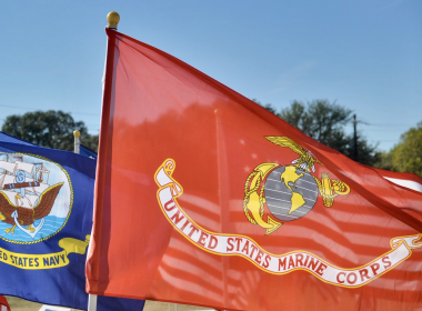 United States Navy and United States Marine Corps flags