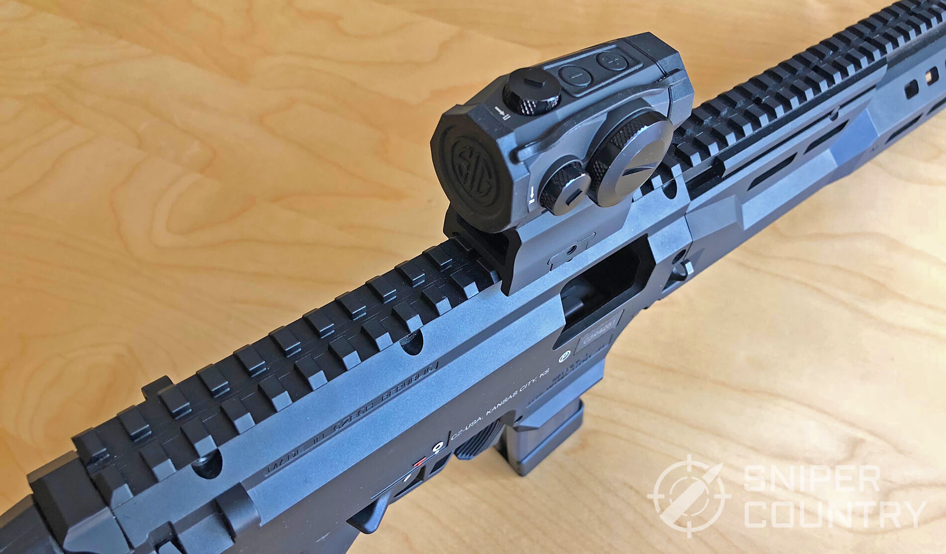 Sig Sauer Romeo 5 mounted on 9mm carbine