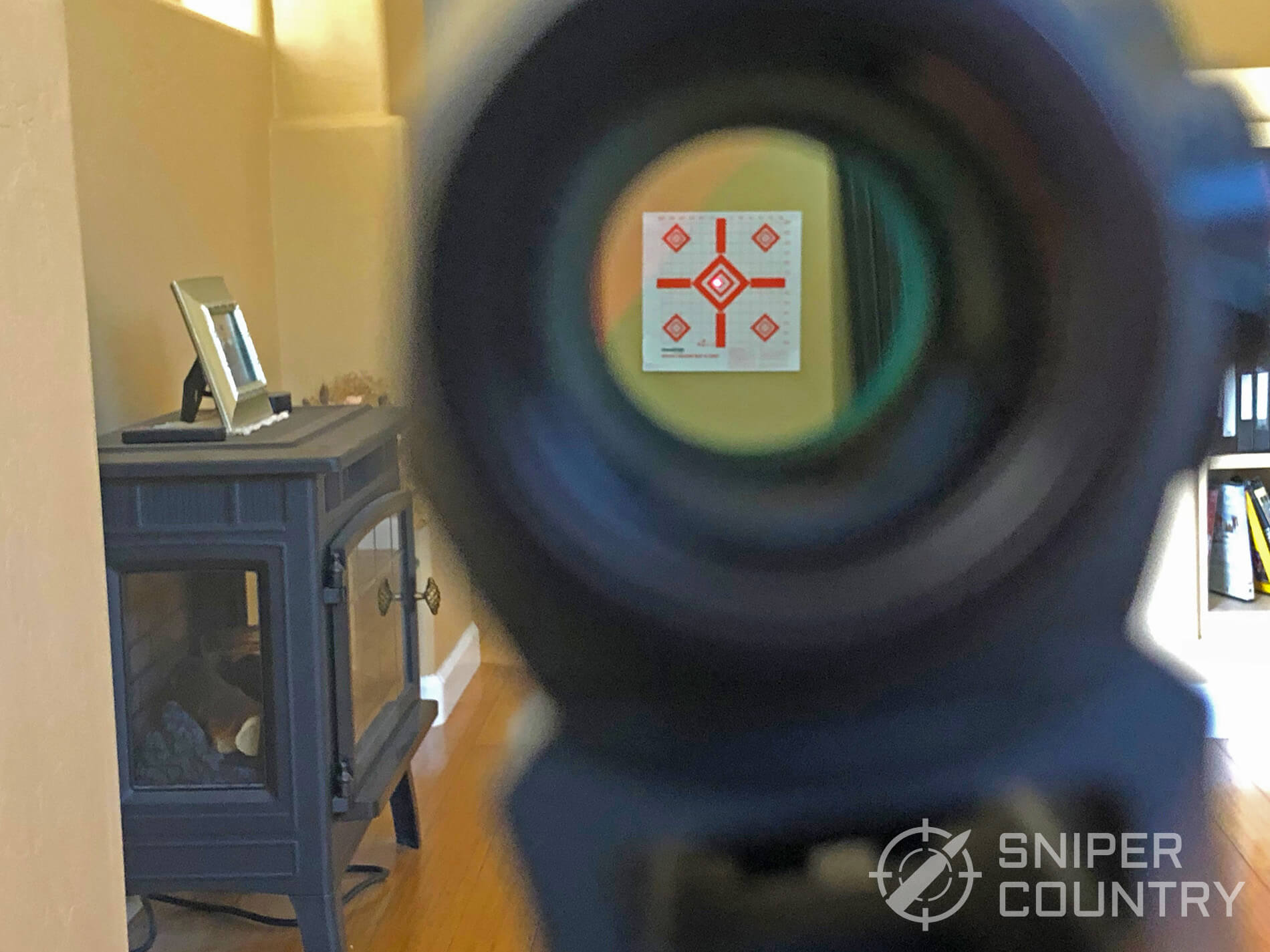 Sig Sauer Romeo 5 reticle see through on target