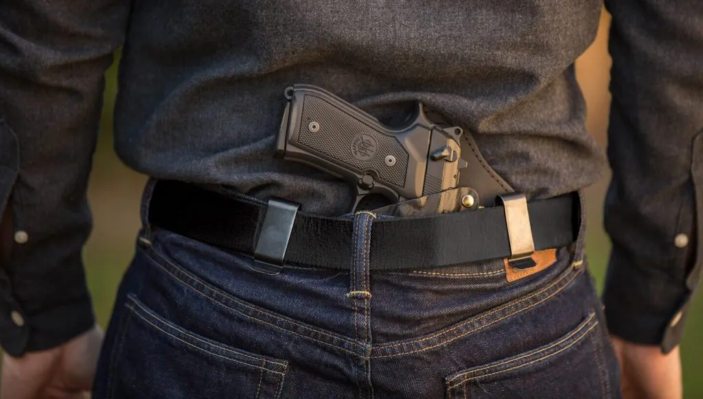 IWB carry handgun