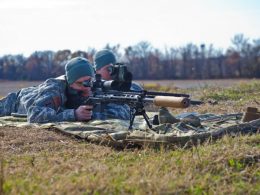 .300 Win Mag Rifle on the range