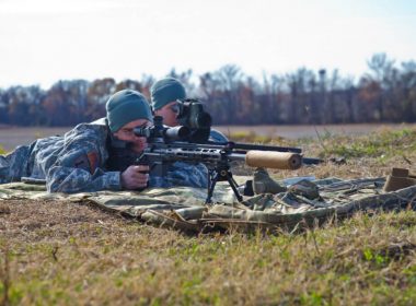 .300 Win Mag Rifle on the range