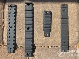All rails (two weaver two Picatinny)
