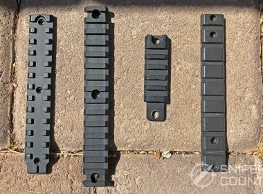 All rails (two weaver two Picatinny)