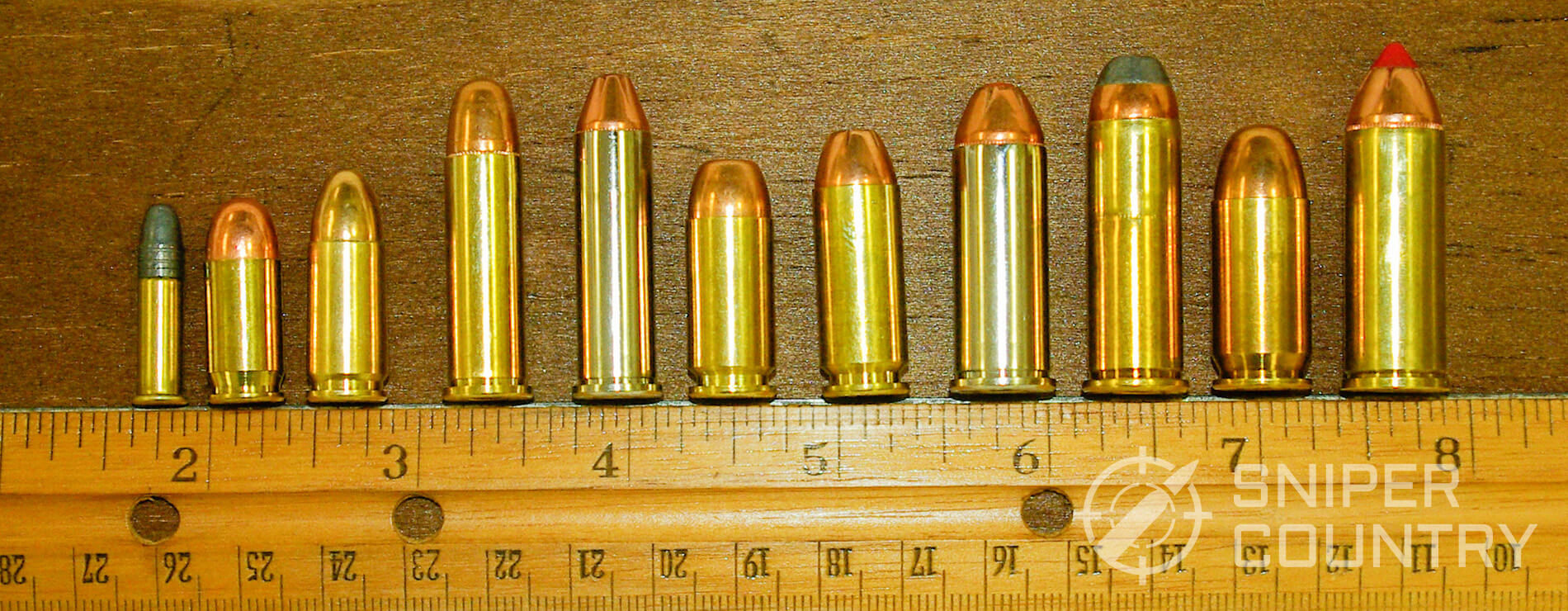 Handgun Bullet Size Chart