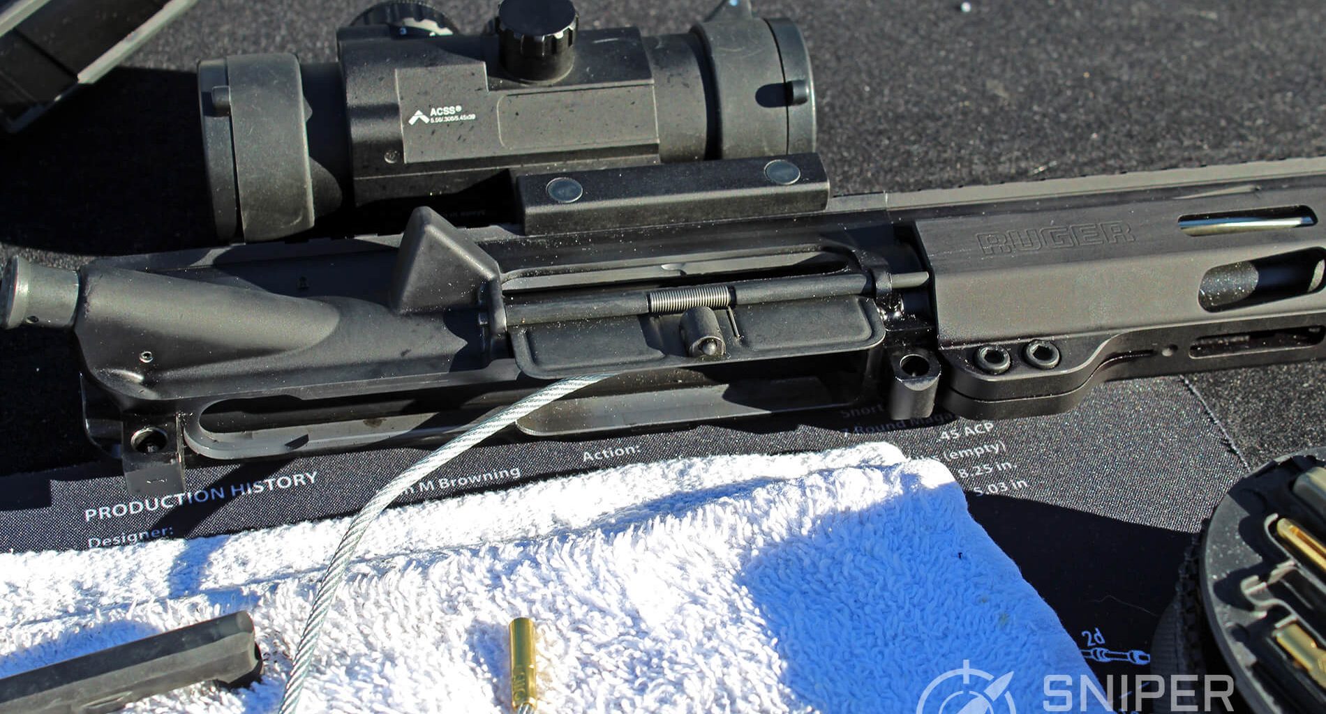 Otis AR Cable in AR-15 Upper Receiver