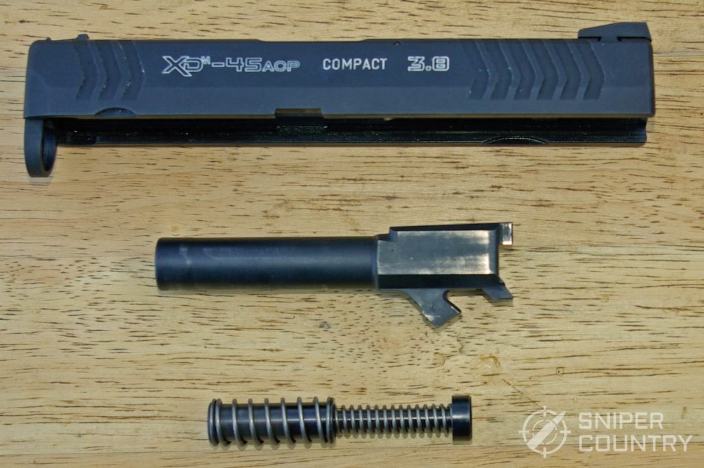 Springfield XDM 3.8 Compact Slide, Spring and Barrel