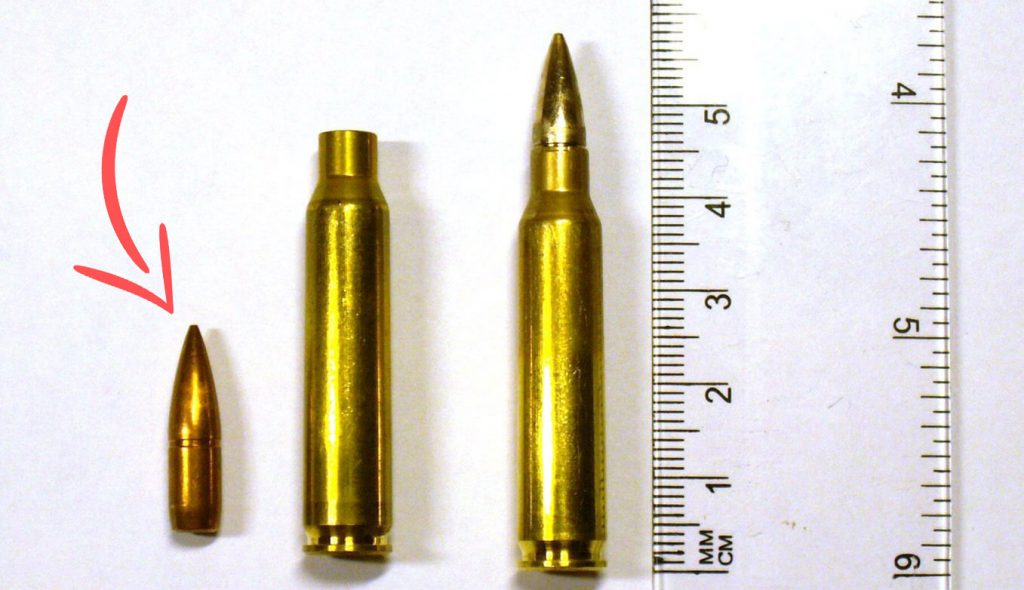 Cartridge and bullet