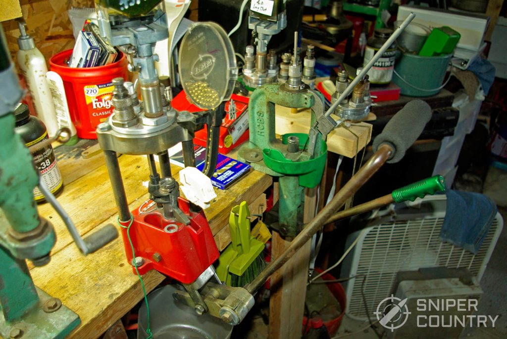 Reloading Setup with two presses