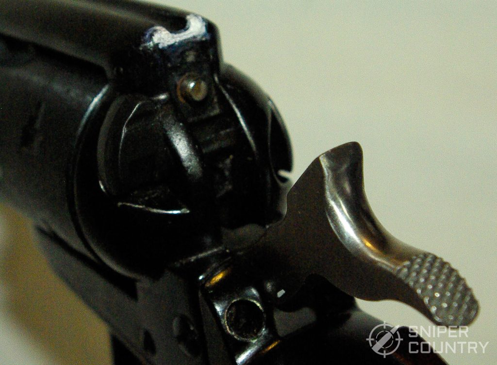 Heritage Arms Rough Rider Safety Lever Up