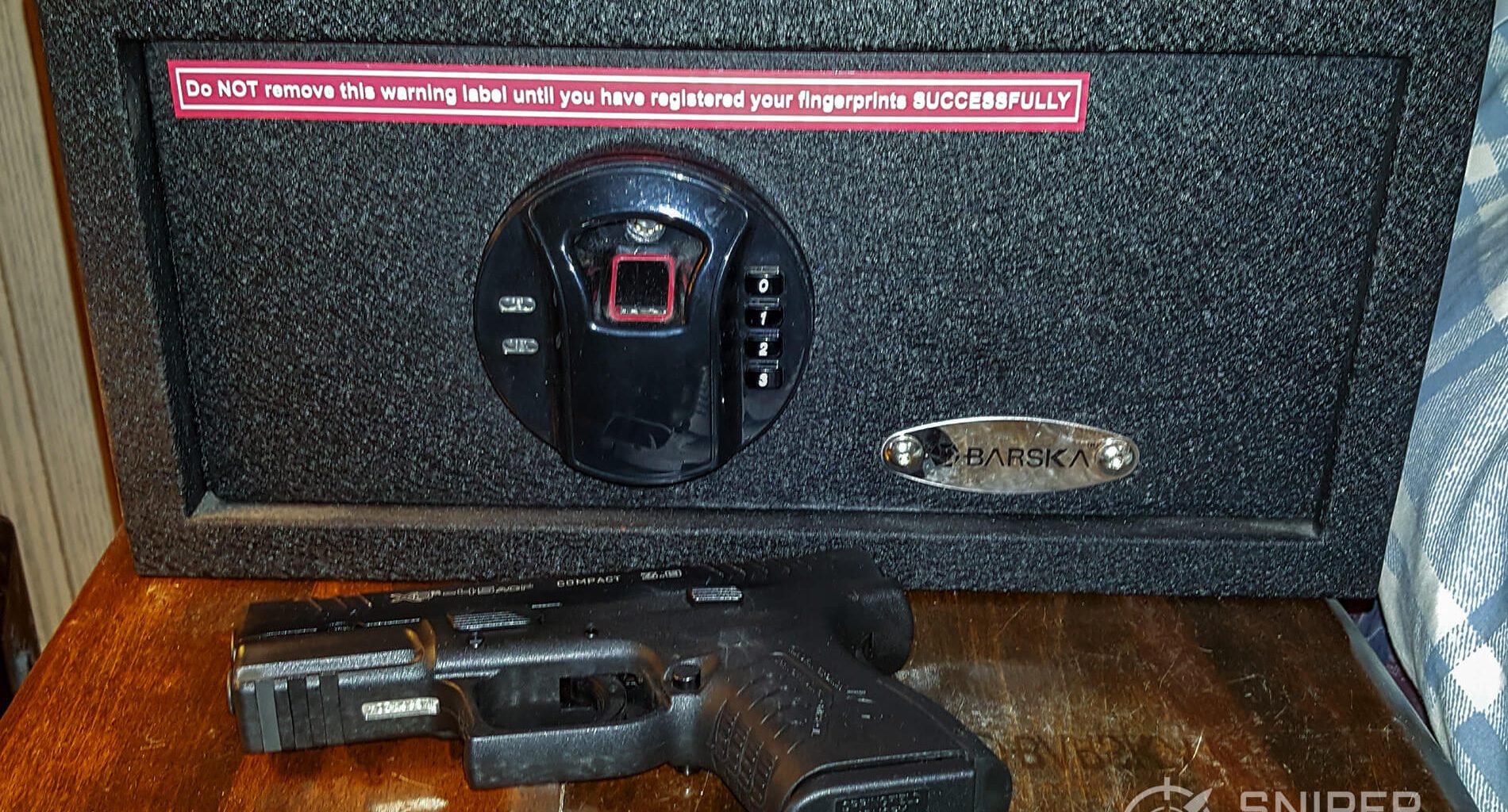 Barska Handgun Safe exterior