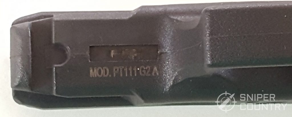 Taurus G2C serial number