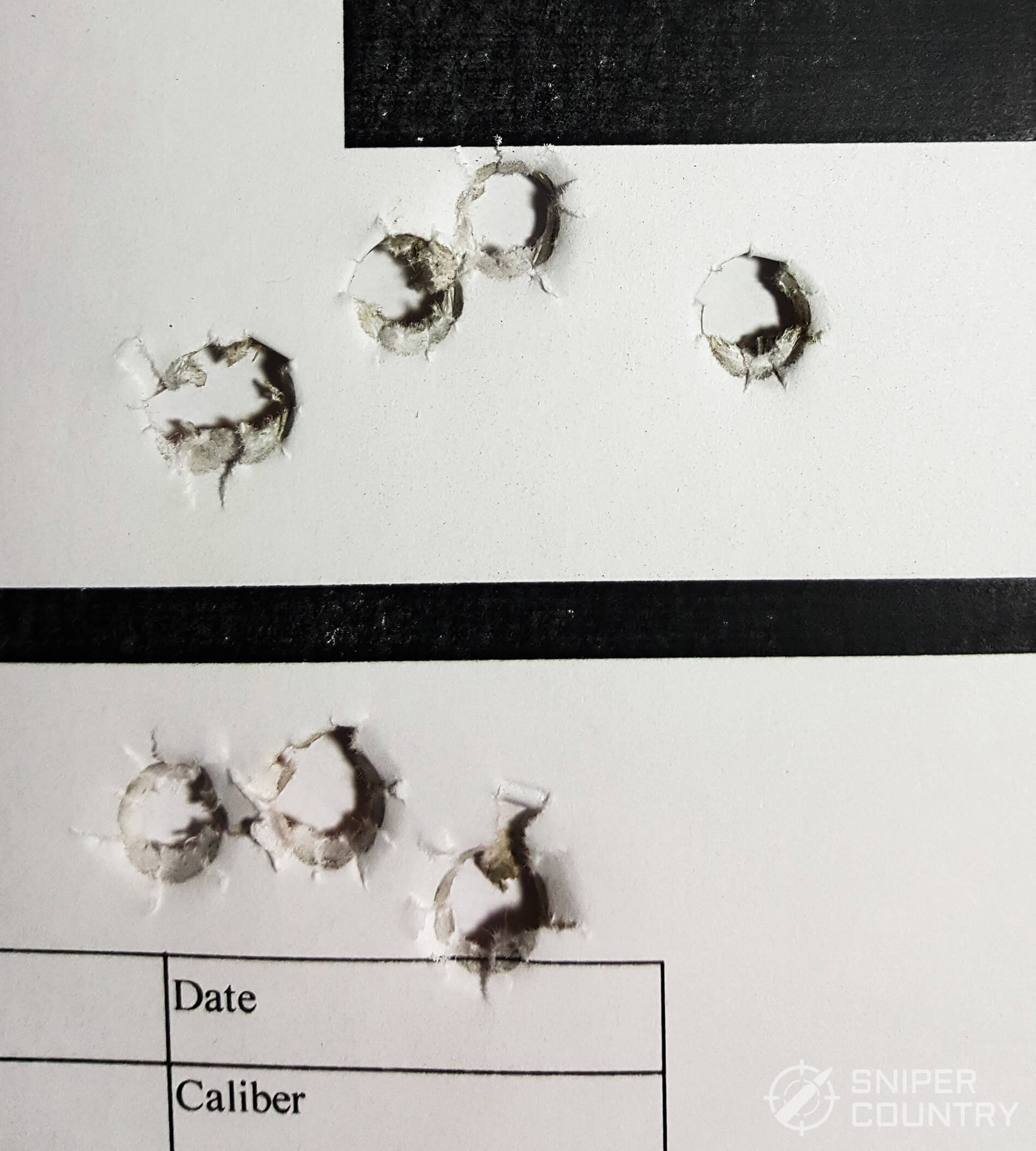 Winchester White Box 115 grain FMJ on Target
