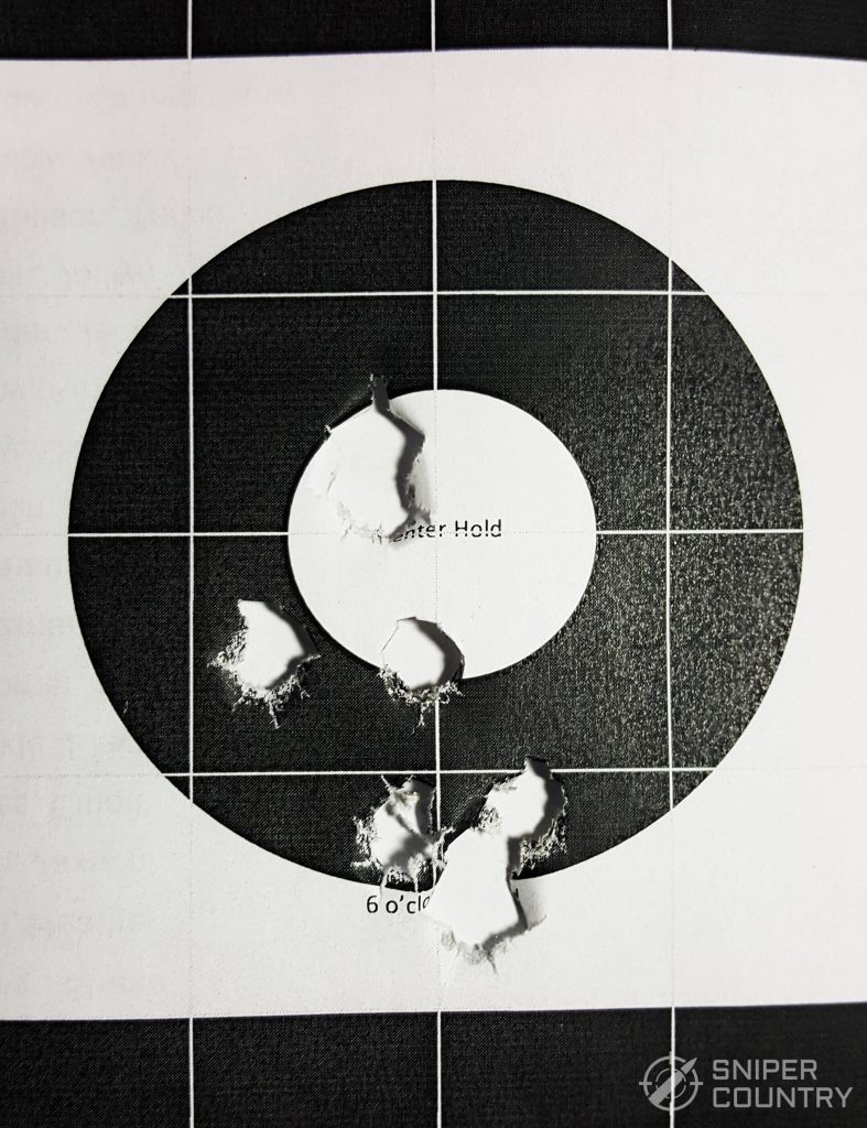 My reloads on target shot with the Taurus G2C