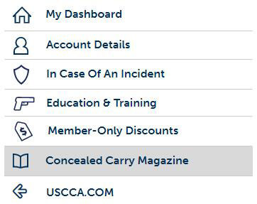 USCCA My Dashboard