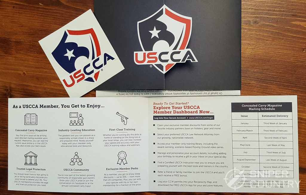 USCCA Sign Up Materials