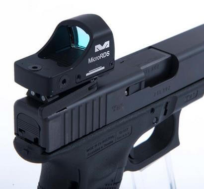 Glock’s MOS plate replaced with red dot base