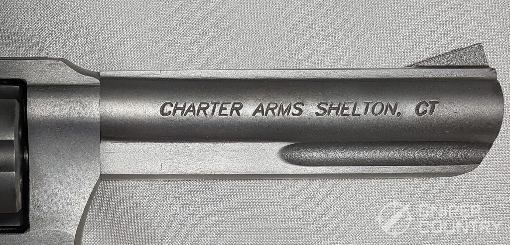Barrel engraving on the Charter Arms Pathfinder