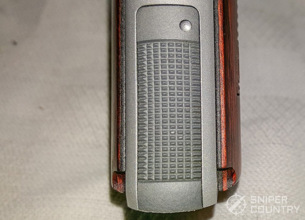 Kimber Micro 9 rear frame checkering