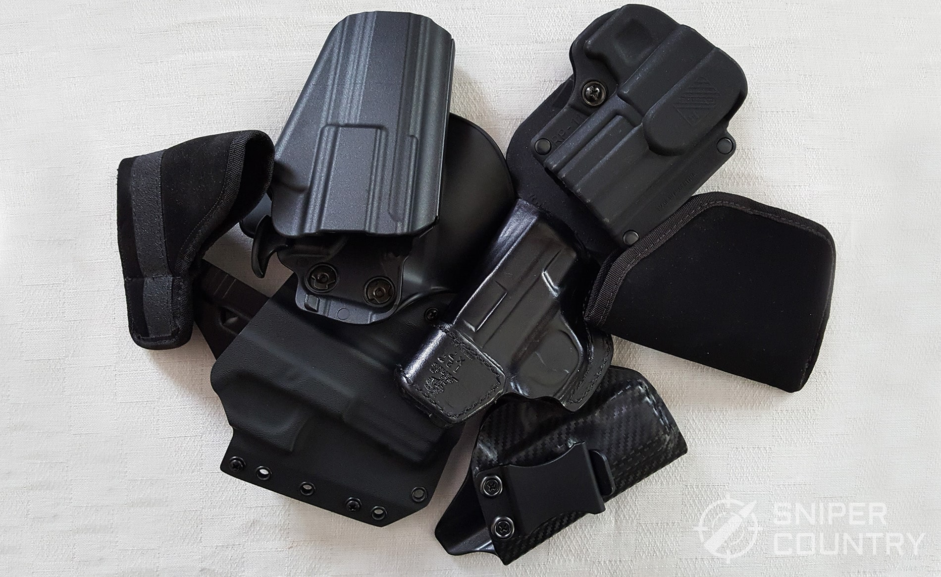 Black concealed carry Shoulder Holster Modular Dual Mag pouch ambidextrous CCW