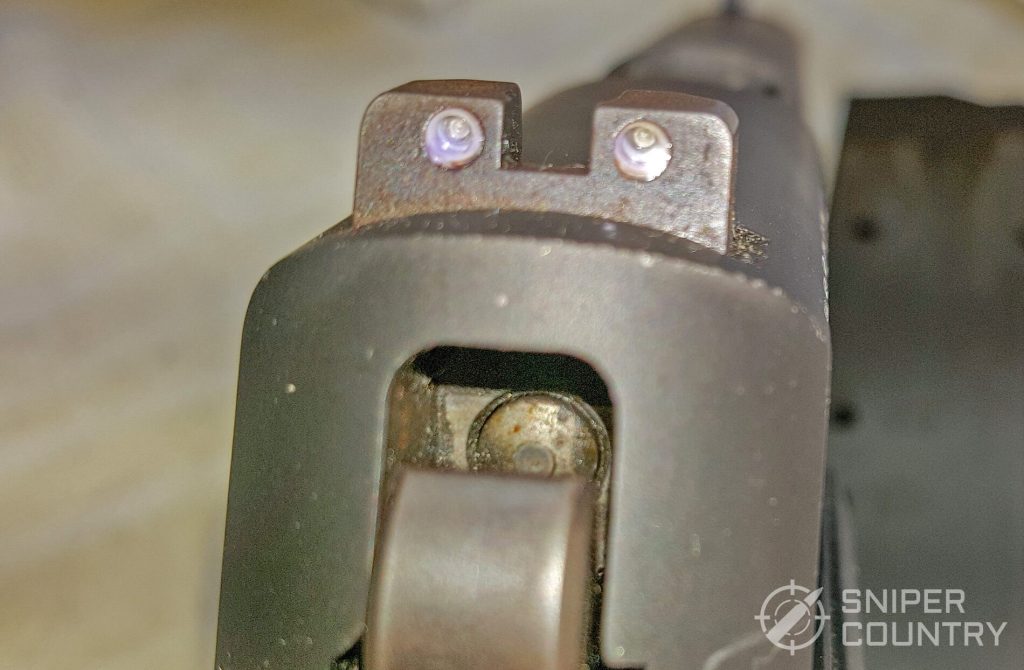SIG Sauer P226 rear sight