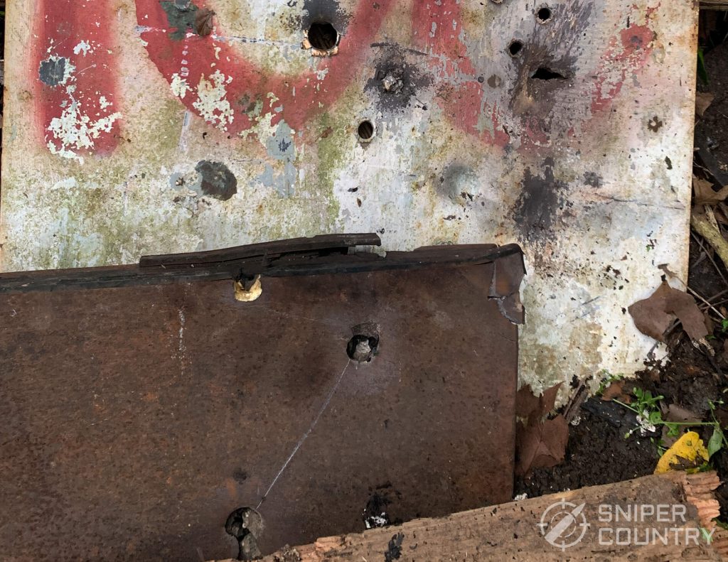 bullet holes