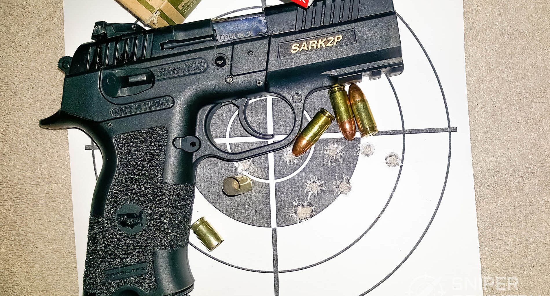 SAR K2P and ammo on target