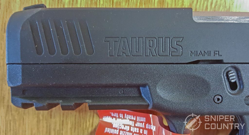 Taurus G3 left slide engraving