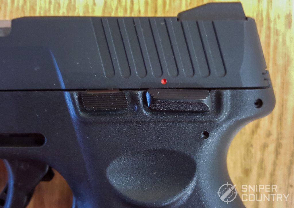 Taurus G3 thumb safety slide release