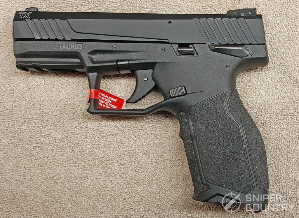 Taurus TX22 gun left side