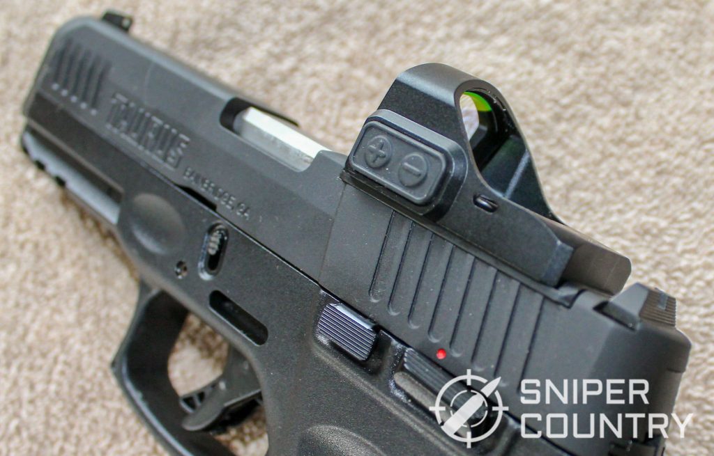 Taurus G3 with Tru Glo red dot sight side shot 2