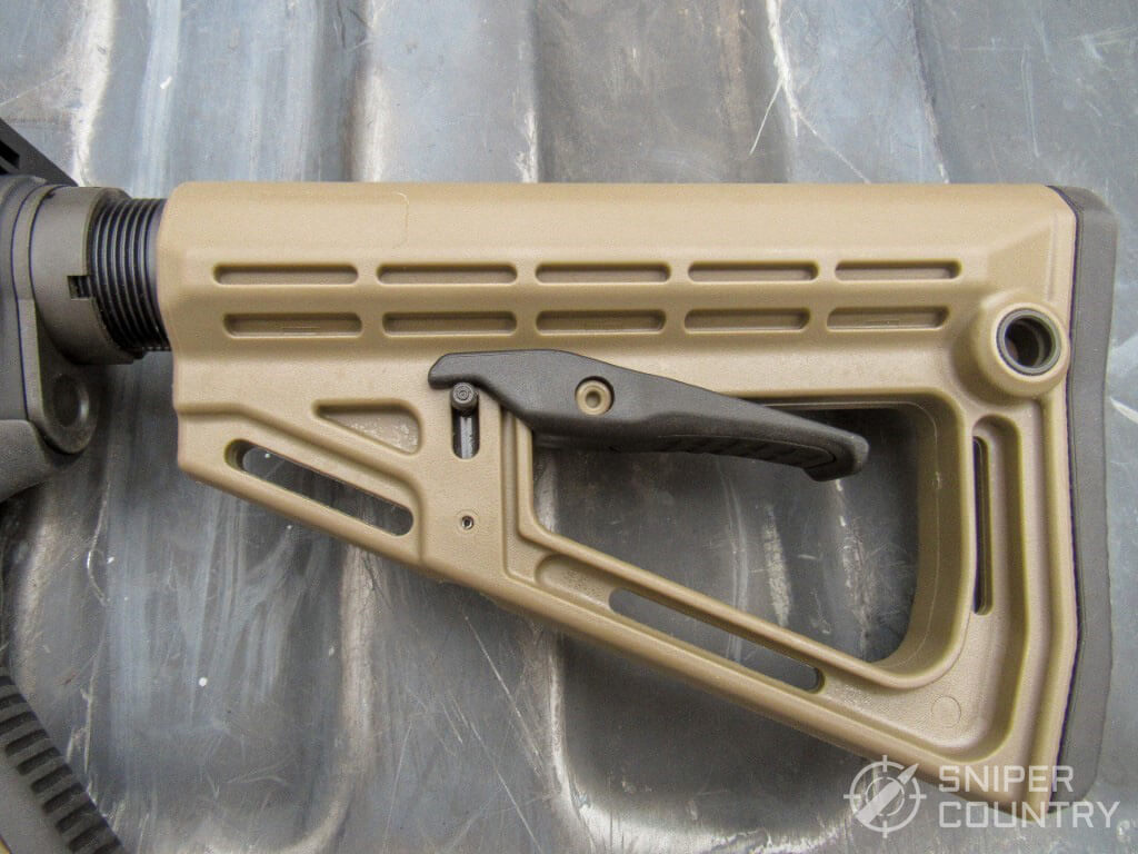 Multi-position butt stock of the RRA AR-15