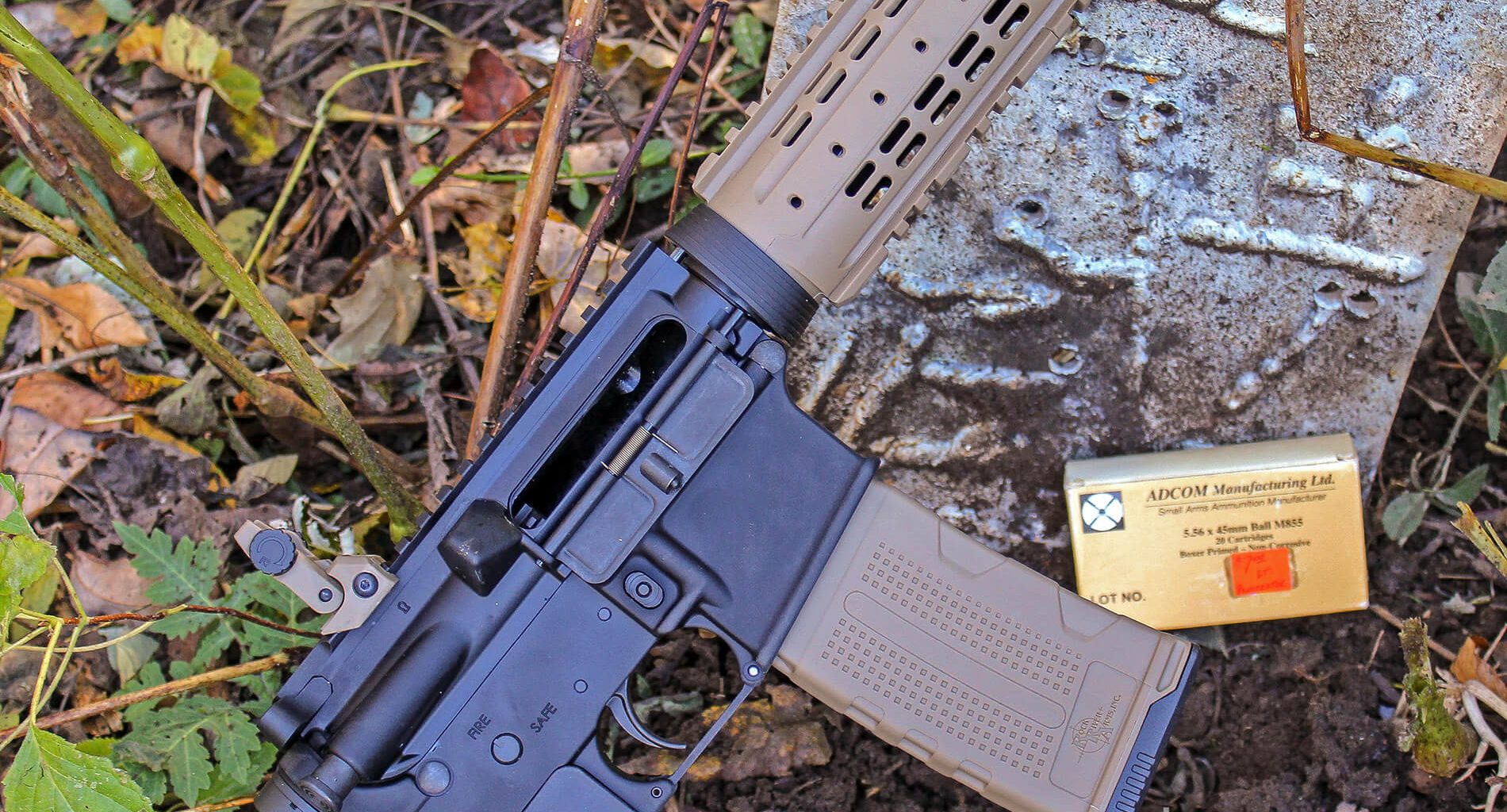 Rock River Arms LAR-15 outdoors